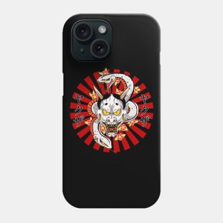 Snake And Mask Phone Case