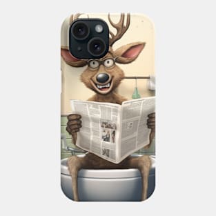 Morning News with Mr. Antler Phone Case