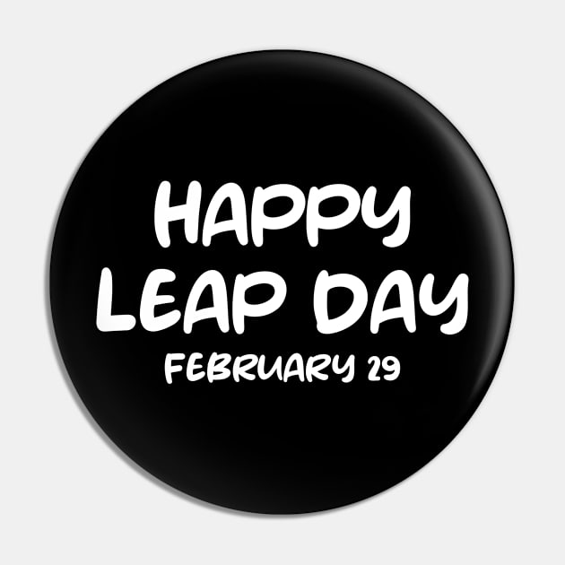 Happy Leap Day Pin by Galenfegieneis