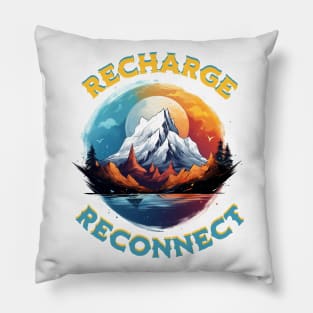 Recharge, reconnect Pillow