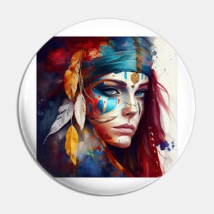 Powerful Warrior Woman #9 Pin