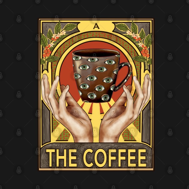 The coffee. Tarot card by Sitenkova