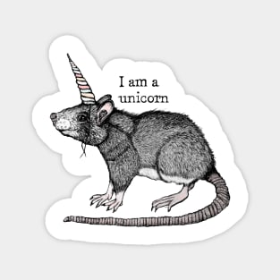 Unicorn Rat Magnet