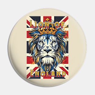 Lion of England Pin