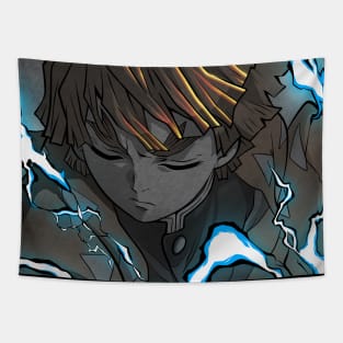 Agatsuma Zenitsu - Demon Slayer Tapestry