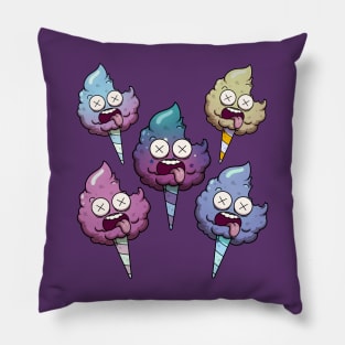 Eaten Cotton Candy Pillow