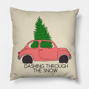 Dashing Through The Snow Pillow