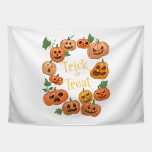 Trick or Treat Pumpkins Tapestry