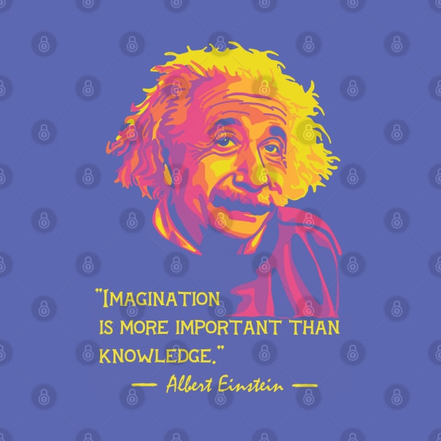 A. Einstein On Imagination and Knowledge by Slightly Unhinged