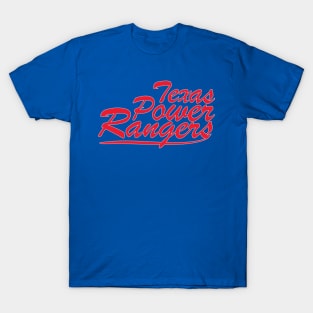 MLB Texas Rangers Boys' Pinstripe V-Neck T-Shirt