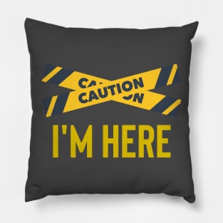 Caution Pillow