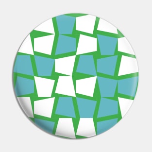 Blue, White and Green Tiles Pin