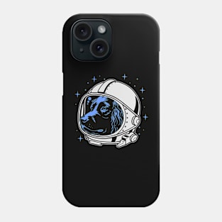 Dog astronaut and space Phone Case