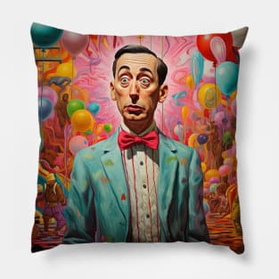 Pee Wee Herman art 6 Pillow