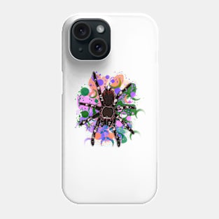 Tarantula Paint Splatter 7 Phone Case