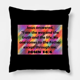 Bible Verse John 14:6 Pillow