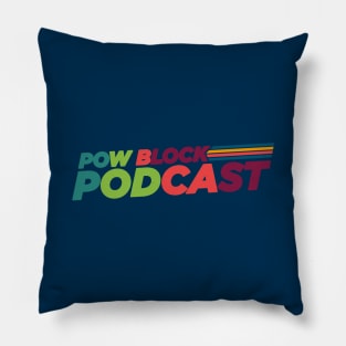 Pow Block Podcast NP 2024 Logo (Latin Heritage) Pillow