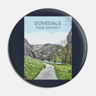 Dovedale, Peak District, Derbyshire art. English countryside. Pin