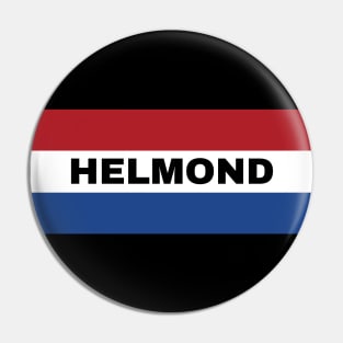 Helmond City in Dutch Flag Pin