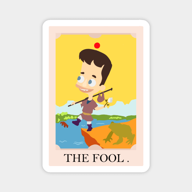 Nick Tarot Card Magnet by Bleachie