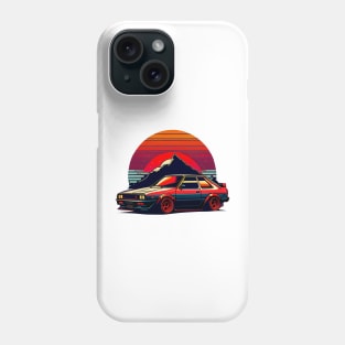 80s retro car Phone Case