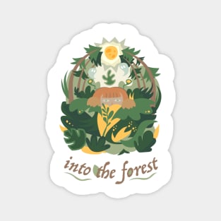 Into the forest Magnet