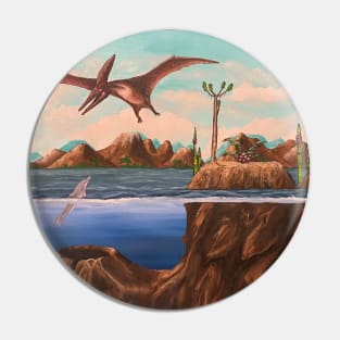 Pteranodon Pond Pin