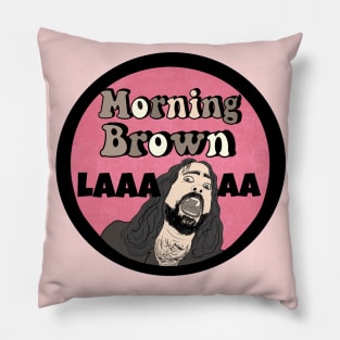 Morning Brown Aunty Donna Zach Pillow