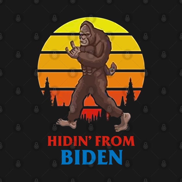 hidin from biden - vintage by Nashida Said