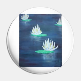 Oil Painting - Water Lilies II. 2012 Pin