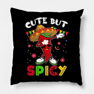 Cinco De Mayo Mexican Cute But Spicy Chili Pillow