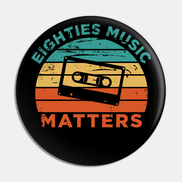 80'S Music Matters Pin by Mclickster