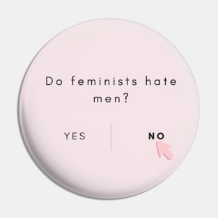 Do feminists hate men? Pin