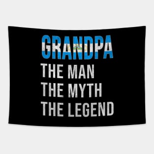 Grand Father Nicaraguan Grandpa The Man The Myth The Legend - Gift for Nicaraguan Dad With Roots From  Nicaragua Tapestry