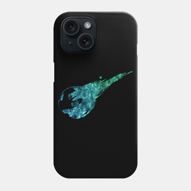 Final Fantasy 7 - Meteor Logo (Galaxy Design) Phone Case by Kamurata