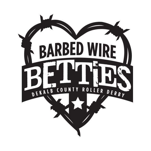 BWBRD LOGO Black by BarbedWireRollerDerby