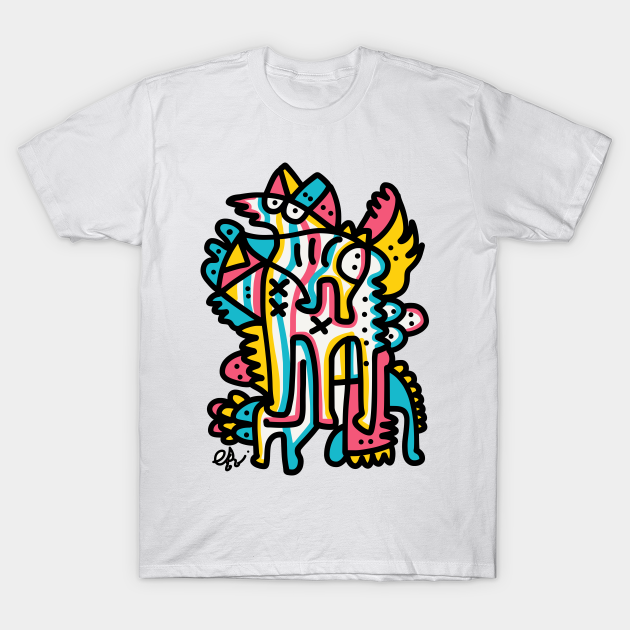 CMYK Street Art Graffiti Cool Creatures - Graffiti Style - T-Shirt ...