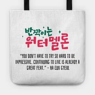 Twinkling Watermelon Korean Drama Quote Tote