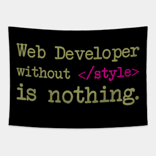 Web Developer Quote Tapestry