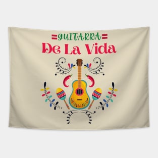 Guitarra de la vida Tapestry