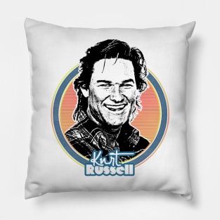 Kurt Russell /// Retro Style Fan Art Design Pillow