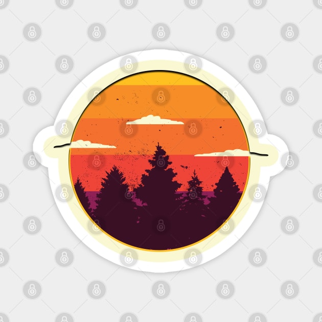 Sunset Magnet by LR_Collections