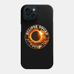 Solar Eclipse Sqaud 4-8-2024 Phone Case