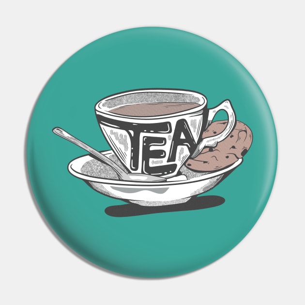 Cup and saucer Pin by mailboxdisco