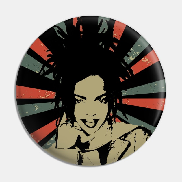 Lauryn hill #2 || Vintage Art Design || Exclusive Art Pin by Setipixel