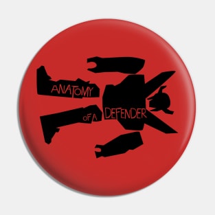 Anatomy of a defender-robot parts cartoon parody Pin