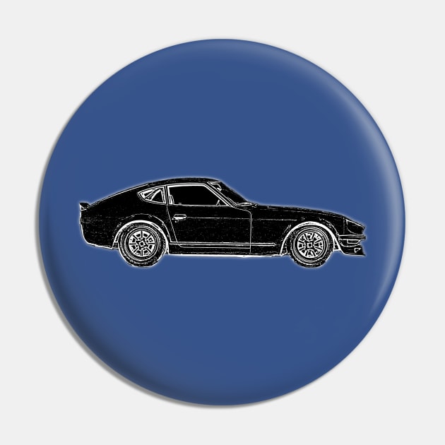 Fairlady 240 Z Japanese Sports Car Graphic Pin by benhonda2