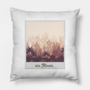 80s Illinois Pillow