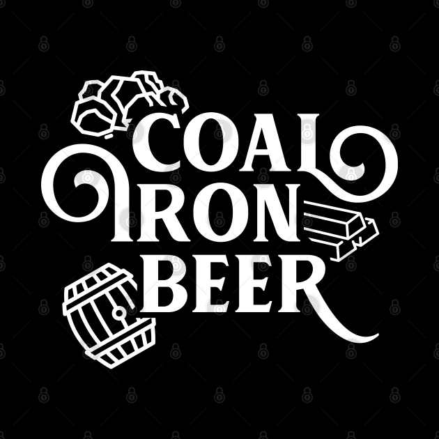 Coal Iron Beer Brass by pixeptional