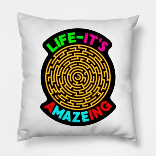 A-Maze-ing Life Pillow